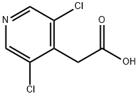 3,5-Dichloropyridine-4-acetic acid Struktur