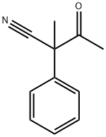 2-Methyl-3-oxo-2-phenylbutanenitrile Struktur