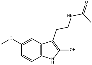 2-HydroxyMelatonin Struktur