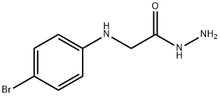 2-(4-BroMophenylaMino)acetohydrazide Struktur