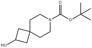 7-Azaspiro[3.5]nonane-7-carboxylic acid, 2-hydroxy-, 1,1-dimethylethyl ester Struktur