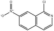 1-chloro-7-nitroisoquinoline Struktur