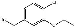 4-(BroMoMethyl)-1-chloro-2-ethoxybenzene Struktur