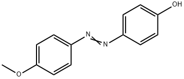 Phenol, p-((p-Methoxyphenyl)azo)- Struktur