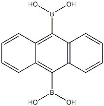 Anthracene-9,10-diboronic acid Struktur