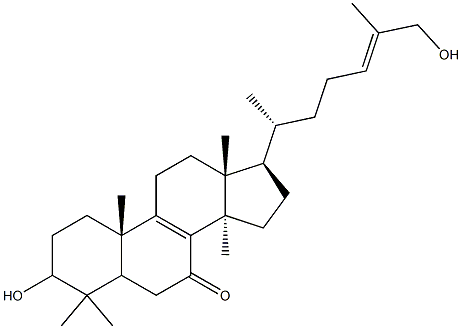 3,26-二羥基羊毛甾-8,24-二烯-7-酮, 252351-95-4, 結(jié)構(gòu)式