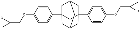 1,3-Bis(4'-Glycidyloxyphenyl)AdaMantane Struktur