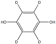 Hydroquinone-d4 Struktur