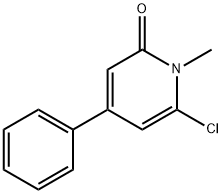 6-Chloro-1-Methyl-4-phenylpyridin-2(1H)-one Struktur