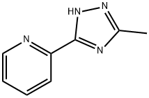 5-Methyl-3-(pyridin-2-yl)-1H-1,2,4-triazole Struktur