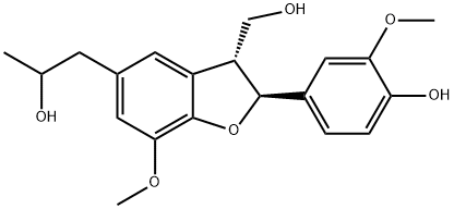 3-[[2,3-ジヒドロ-2-(4-ヒドロキシ-3-メトキシフェニル)-3-(ヒドロキシメチル)-7-メトキシベンゾフラン]-5-イル]-1-プロパノール