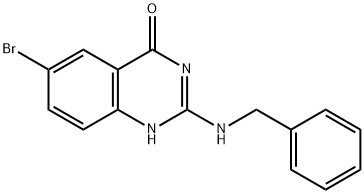 2-(BenzylaMino)-6-broMoquinazolin-4(3H)-one Struktur