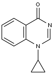 1-Cyclopropylquinazolin-4(1H)-one Struktur