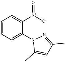 Pyrazole, 3,5-dimethyl-1-(o-nitrophenyl)- (6CI,7CI,8CI) Struktur