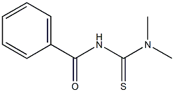 N'-benzoyl-N,N-dimethylthiourea Struktur