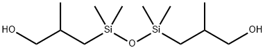 1,3-BIS(3-HYDROXYISOBUTYL)TETRAMETHYLDISILOXANE Struktur