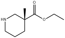 (R)-ethyl 3-Methylpiperidine-3-carboxylate Struktur