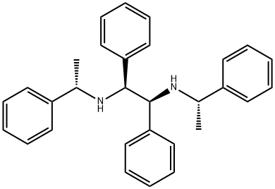 1S,2S-bis[(1S)-1-phenylethyl]-1,2-diphenyl-1,2-EthanediaMine Struktur