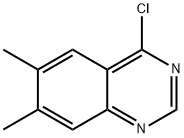 Quinazoline, 4-chloro-6,7-diMethyl- Struktur