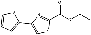 Ethyl 4-(thiophen-2-yl)thiazole-2-carboxylate Struktur