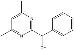 (4,6-DiMethylpyriMidin-2-yl)(phenyl)Methanol Struktur