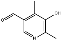 5-Hydroxy-4,6-diMethylnicotinaldehyde Struktur