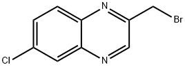 2-(BroMoMethyl)-6-chloroquinoxaline Struktur