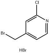 4-(BroMoMethyl)-2-chloropyridine hydrobroMide Struktur