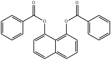 1,8-Naphthalenediyl Dibenzoate Struktur