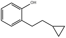 2-(2-Cyclopropylethyl)phenol Struktur