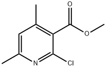 Methyl 2-chloro-4,6-diMethylnicotinate Struktur