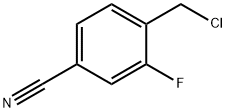 4-(ChloroMethyl)-3-fluorobenzonitrile Struktur