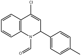 4-Chloro-2-(p-tolyl)quinoline-1(2H)-carbaldehyde Struktur