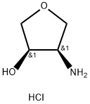 cis-4-aMinotetrahydrofuran-3-ol hydrochloride Struktur