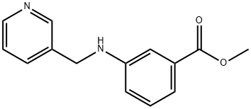 Methyl 3-((pyridin-3-ylMethyl)aMino)benzoate Struktur