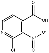 2-Chloro-3-nitro-4-pyridinecarboxylic acid Struktur