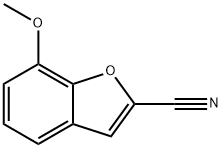 7-Methoxybenzofuran-2-carbonitrile Struktur