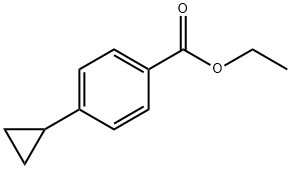 4-cyclopyl-benzoic-acid ethyl ester Struktur