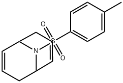 (1R,5R)-9-tosyl-9-azabicyclo[3.3.1]nona-2,6-diene Struktur