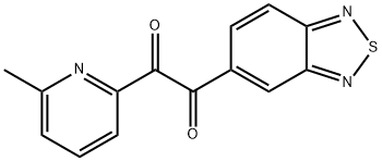 1-(2,1,3-Benzothiadiazol-5-yl)-2-(6-Methyl-2-pyridinyl)-1,2-ethanedione Structure