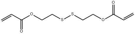 2,2'-Dithiodiethanol Diacrylate Struktur