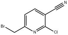 6-(BroMoMethyl)-2-chloronicotinonitrile Struktur