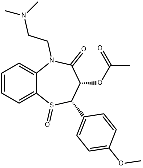 (2S,3S)-3-(Acetyloxy)-5-[2-(dimethylamino)ethyl]-2,3-dihydro-2-(4-methoxyphenyl)-1,5-benzothiazepin-4(5H)-one 1-oxide|(2S,3S)-3-(乙酰氧基)-5-[2-(二甲基氨基)乙基]-2,3-二氫-2-(4-甲氧基苯基)-1,5-苯并硫氮雜卓-4(5H)-酮 1-氧化物