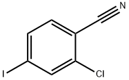 2-Chloro-4-iodobenzonitrile Struktur