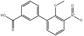 2'-Methoxy-3'-nitro-biphenyl-3-carboxylic acid Struktur