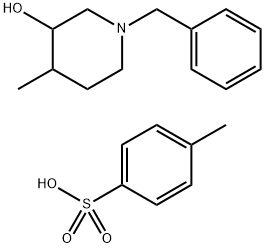 N-Benzyl-3-hydroxy-4-Methyl-piperidiniuM Toluene-4-sulfonate Struktur