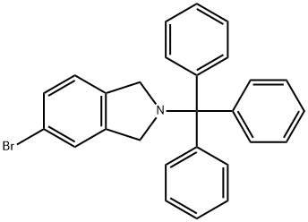 5-broMo-2-tritylisoindoline Struktur