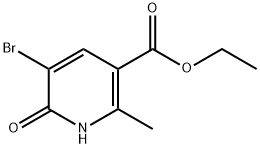 Ethyl 5-broMo-6-hydroxy-2-Methylnicotinate Struktur