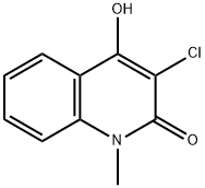 3-Chloro-4-hydroxy-1-Methylquinolin-2(1H)-one Struktur