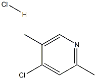 4-Chloro-2,5-diMethylpyridine hydrochloride Struktur